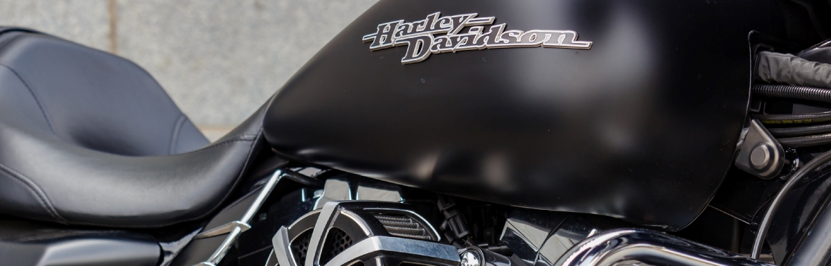 custom harley davidson motorcycle fuel tank matte black